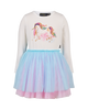 UNICORN RAINBOW LONG SLEEVE PIXIE DRESS