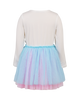 UNICORN RAINBOW LONG SLEEVE PIXIE DRESS