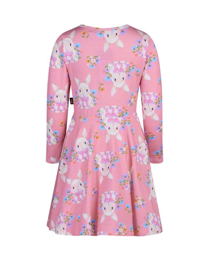 HUNNY BUNNY LONG SLEEVE WAISTED DRESS
