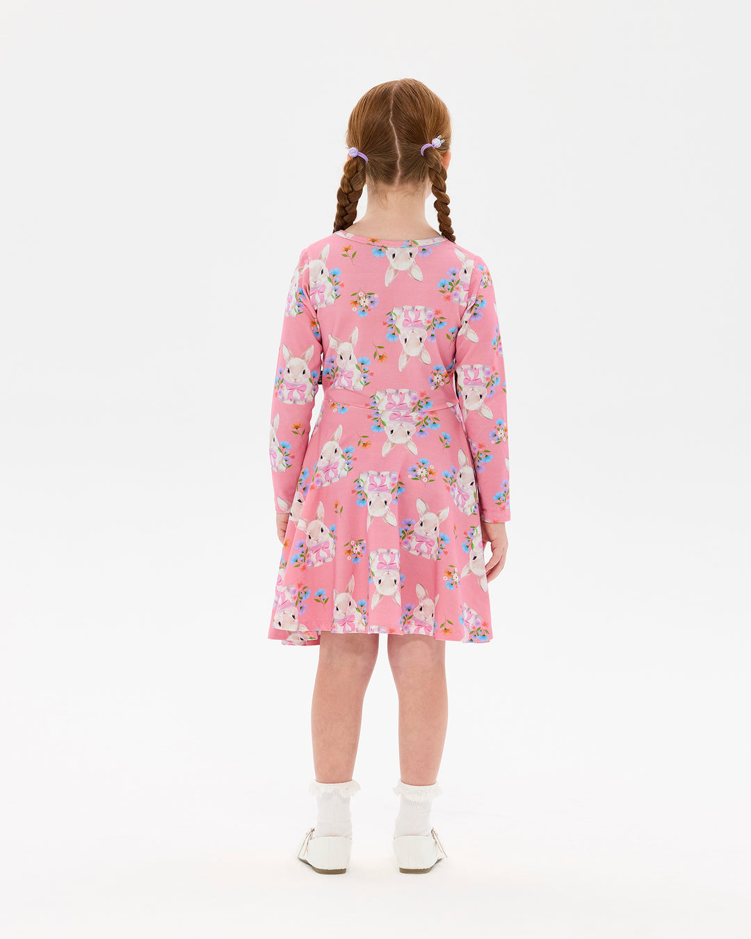 HUNNY BUNNY LONG SLEEVE WAISTED DRESS