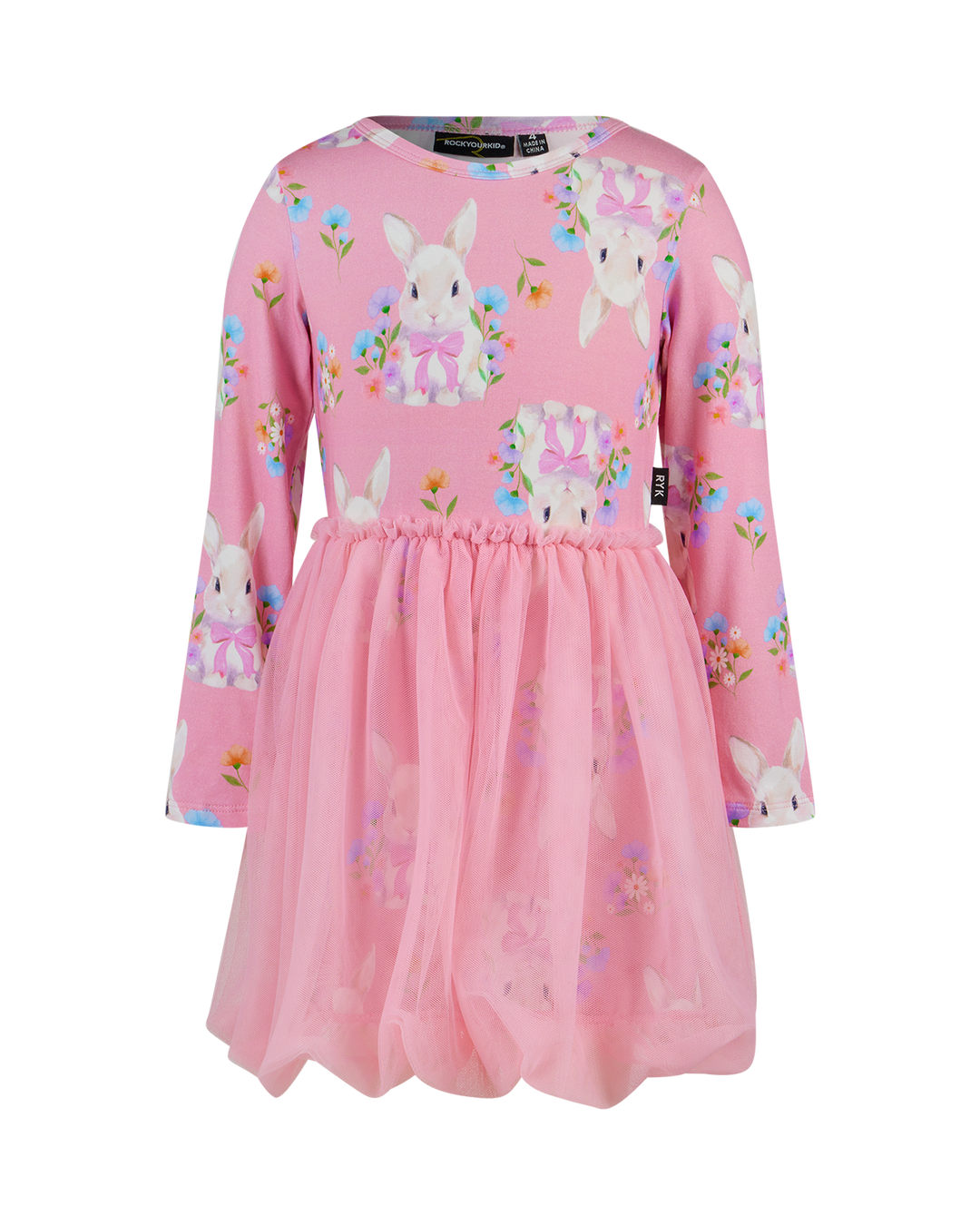 HUNNY BUNNY LONG SLEEVE BUBBLE DRESS
