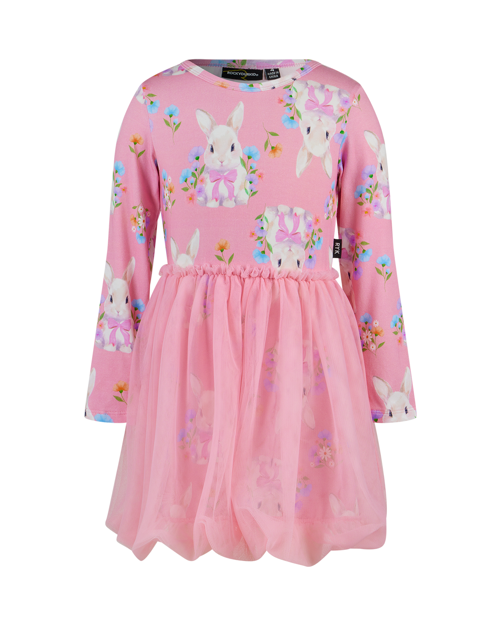 HUNNY BUNNY LONG SLEEVE BUBBLE DRESS