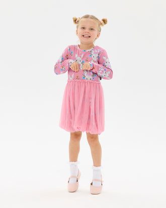 HUNNY BUNNY LONG SLEEVE BUBBLE DRESS