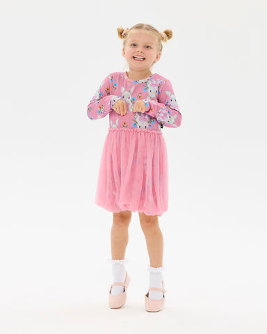 HUNNY BUNNY LONG SLEEVE BUBBLE DRESS
