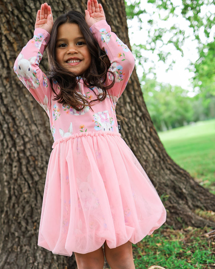 HUNNY BUNNY LONG SLEEVE BUBBLE DRESS
