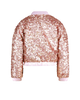 REBEL SEQUIN BOMBER JACKET IN CHAMPAGNE