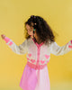 WAVY PINAFORE IN PINK