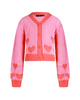 PINK HEART CARDIGAN