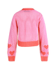 PINK HEART CARDIGAN