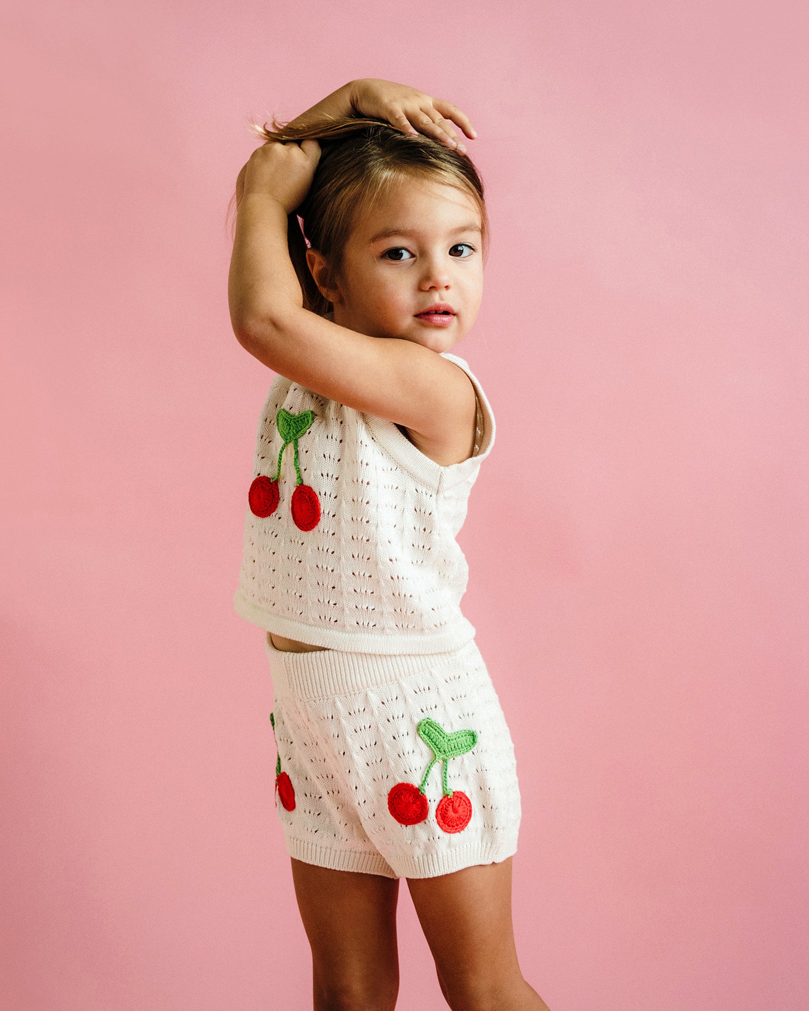LA MER CROCHET SHORT IN CREAM