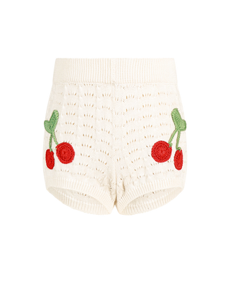 LA MER CROCHET SHORT IN CREAM