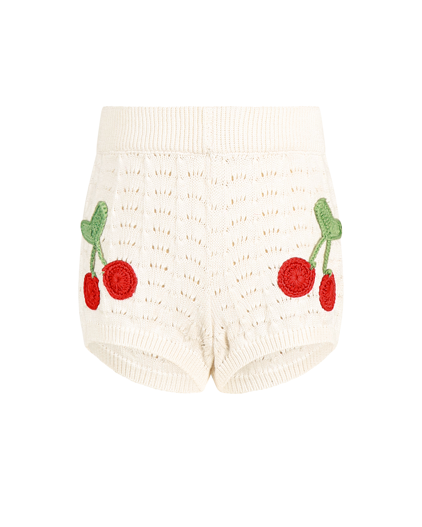 LA MER CROCHET SHORT IN CREAM