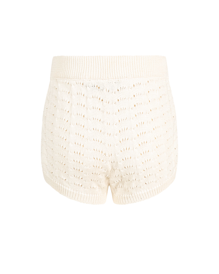 LA MER CROCHET SHORT IN CREAM