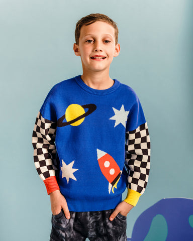 COSMIC JACQUARD KNIT JUMPER