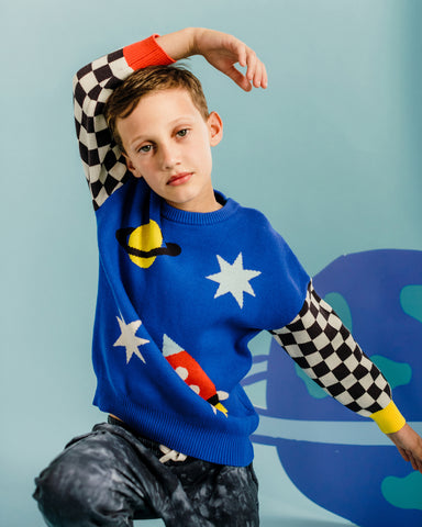 COSMIC JACQUARD KNIT JUMPER