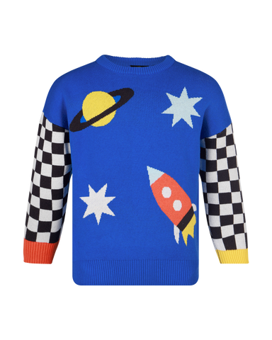 COSMIC JACQUARD KNIT JUMPER