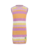 POPSICLE STRIPE CROCHET DRESS