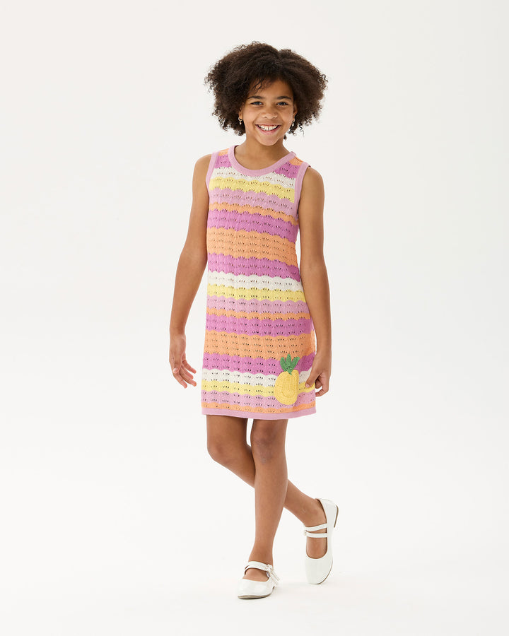 POPSICLE STRIPE CROCHET DRESS | Rock Your Baby