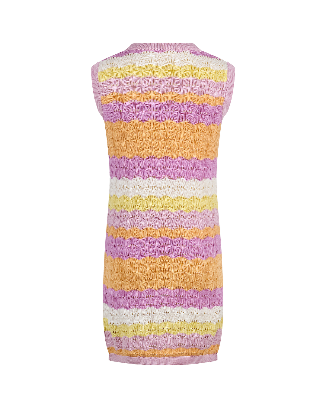POPSICLE STRIPE CROCHET DRESS