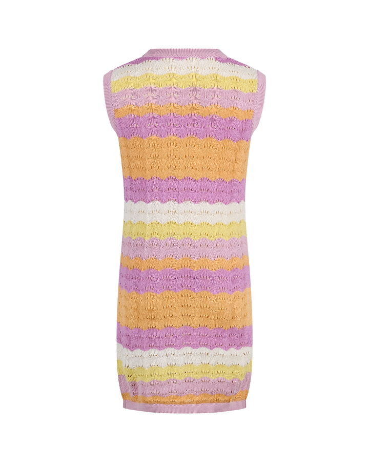 POPSICLE STRIPE CROCHET DRESS