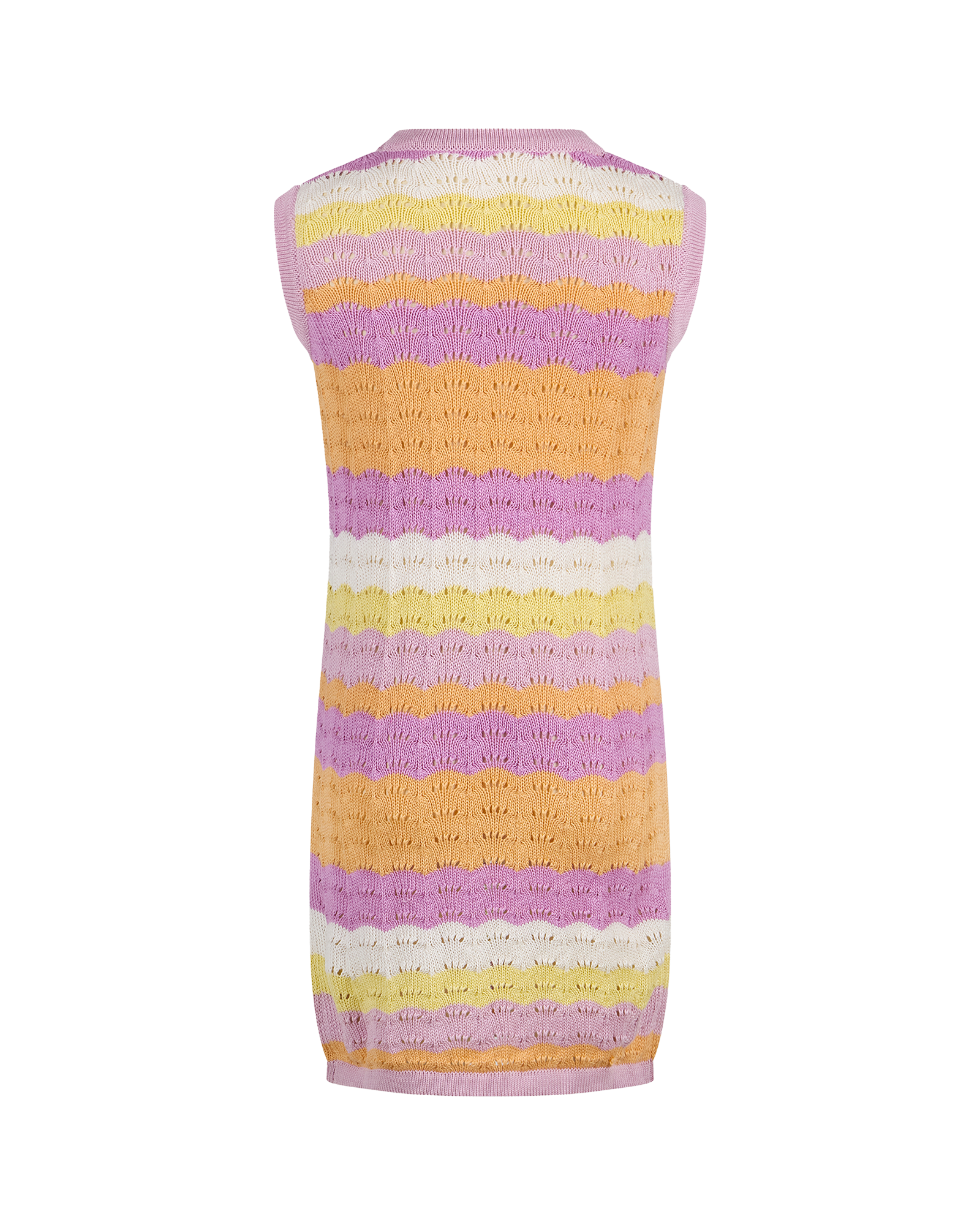 POPSICLE STRIPE CROCHET DRESS