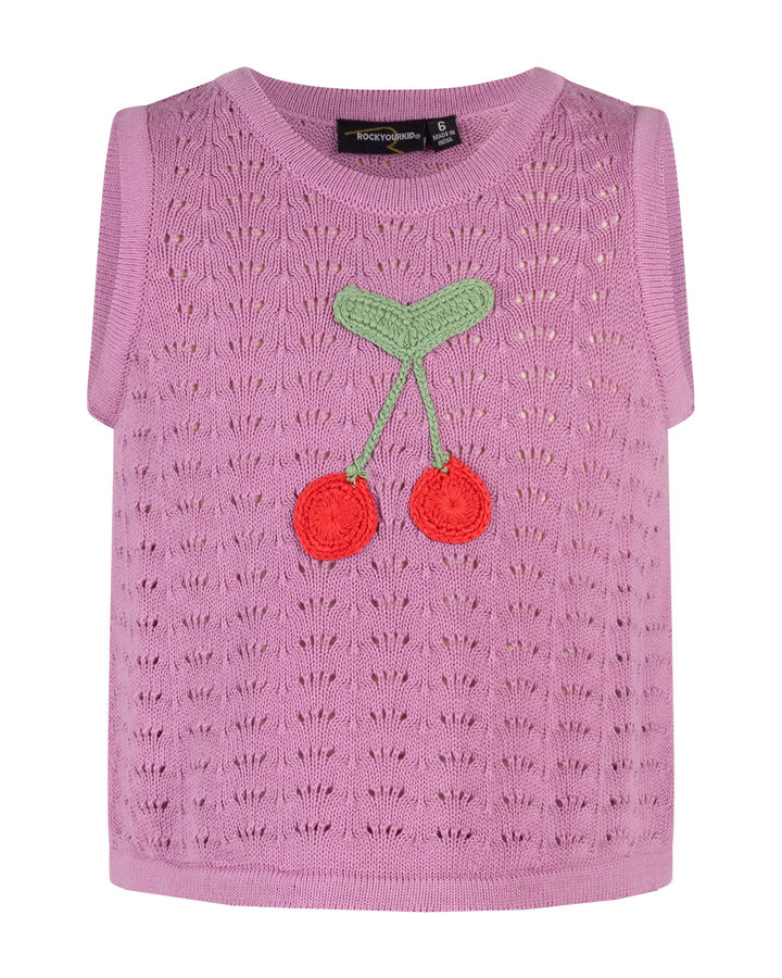 LA MER CROCHET TANK IN PINK