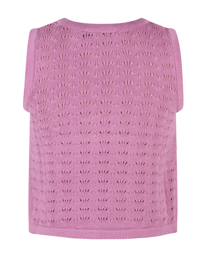 LA MER CROCHET TANK IN PINK
