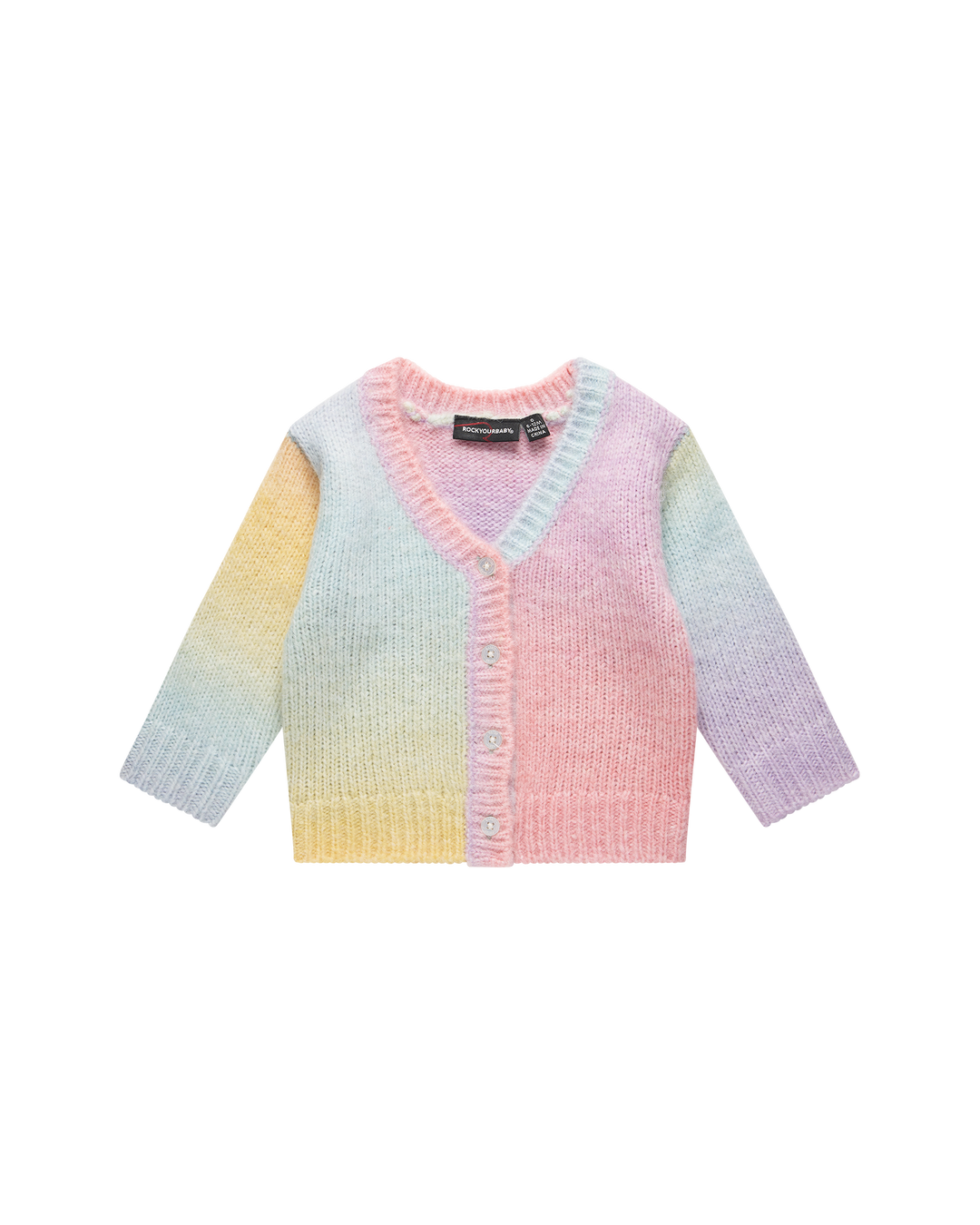 RAINBOW OMBRE BABY AUDREY CARDIGAN