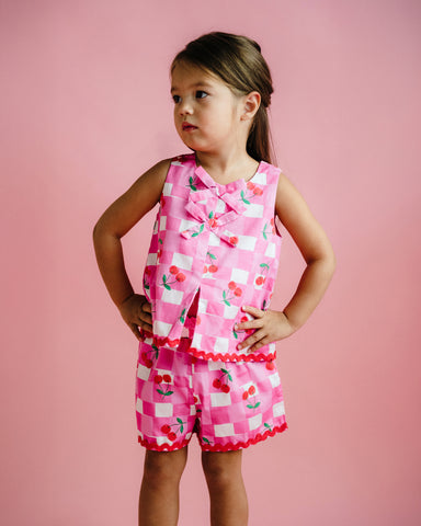 GINGHAM MARY SHORT & TOP SET