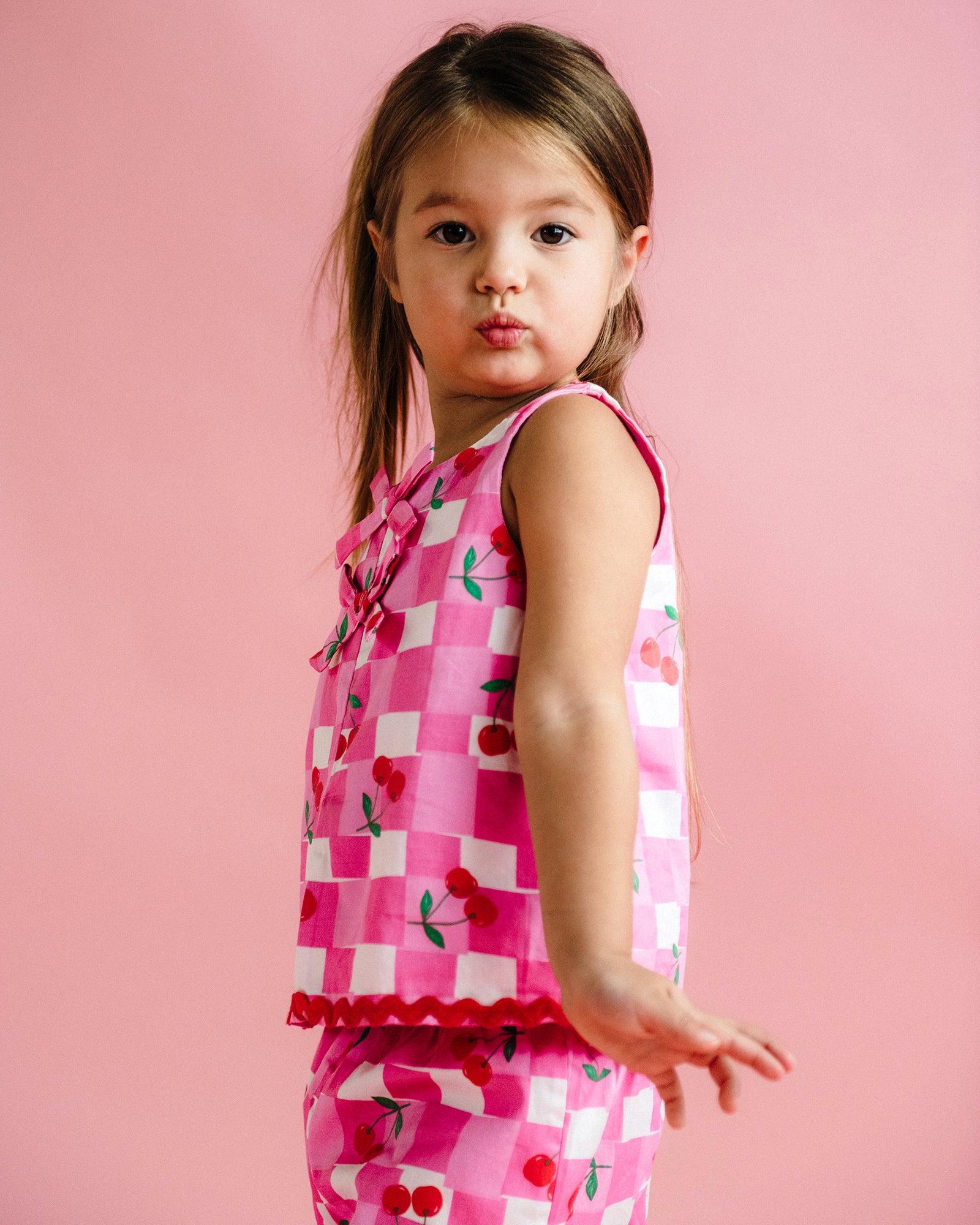 GINGHAM MARY SHORT & TOP SET