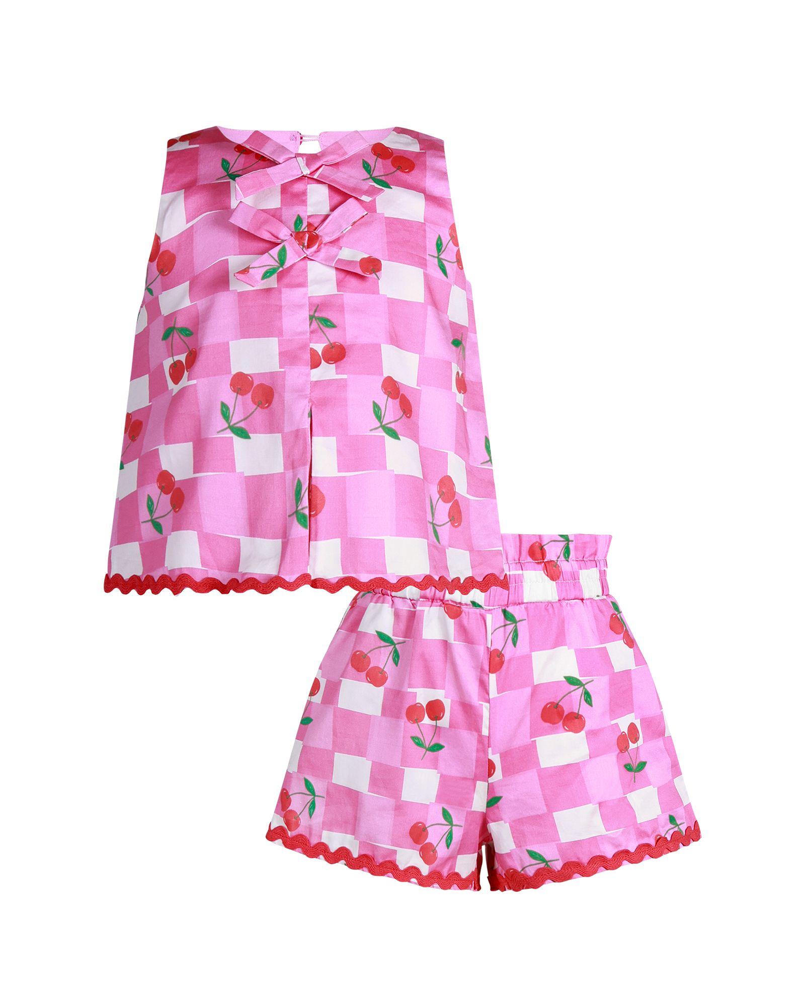 GINGHAM MARY SHORT & TOP SET