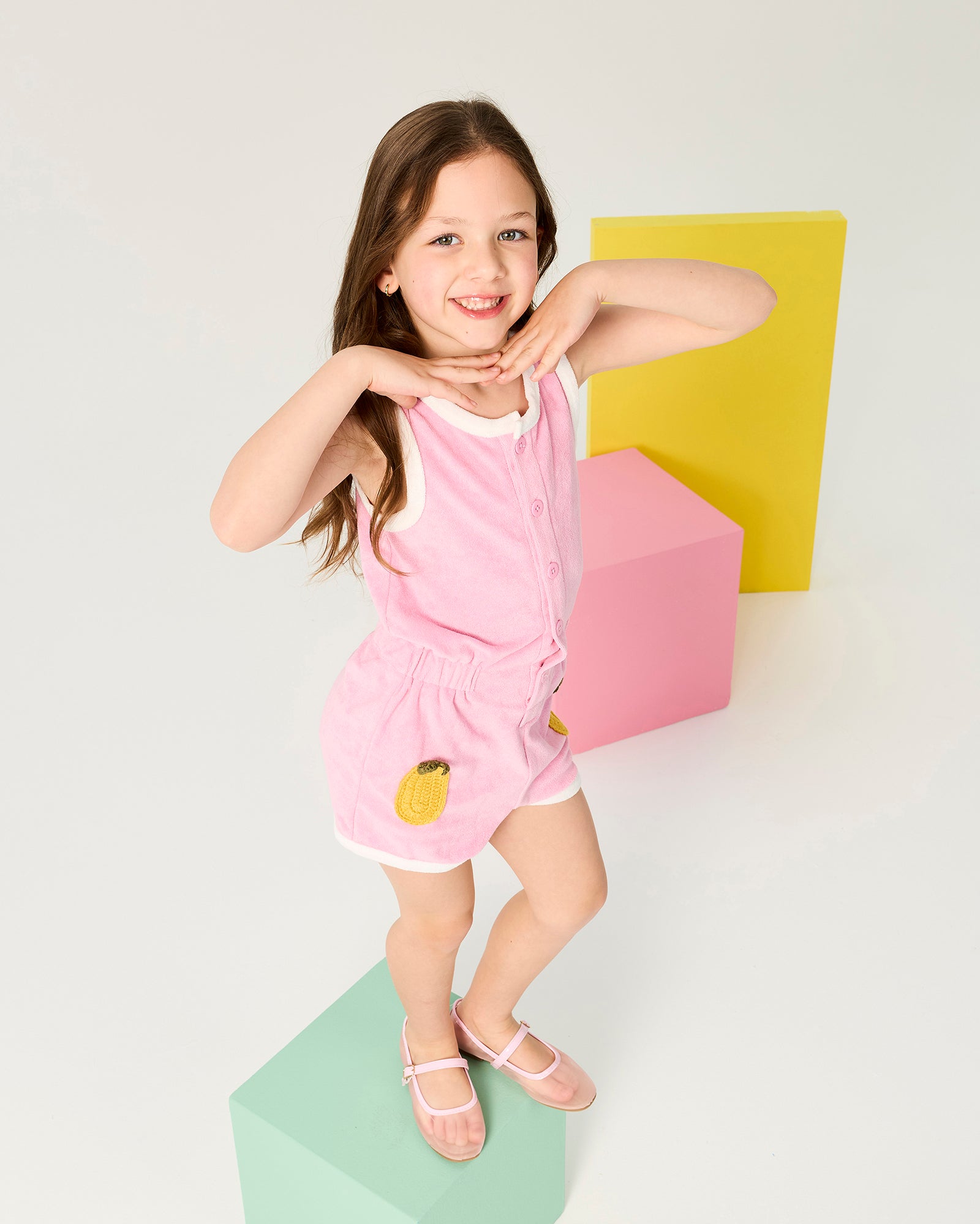 70'S SPORTY GOLDIE TERRY PLAYSUIT