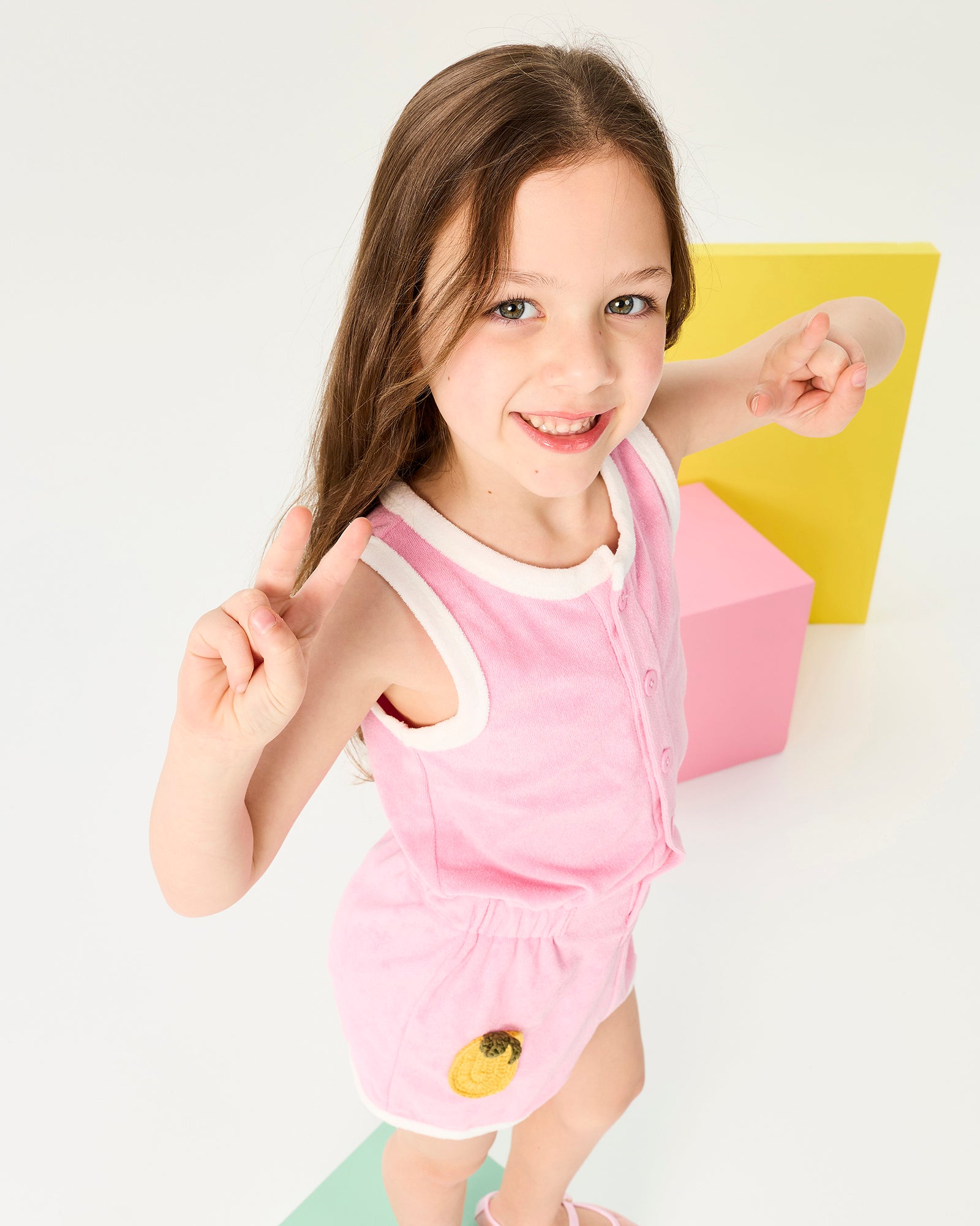 70'S SPORTY GOLDIE TERRY PLAYSUIT