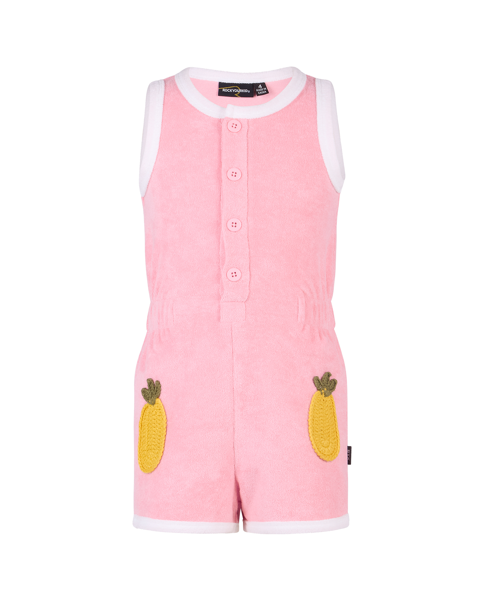 70'S SPORTY GOLDIE TERRY PLAYSUIT