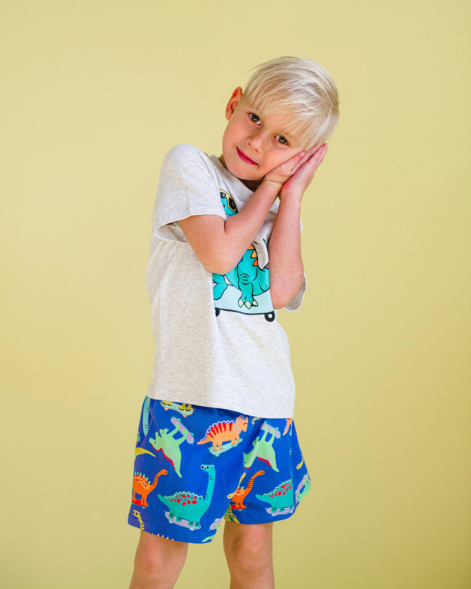SKATER-SAURUS PJ SLEEP SET