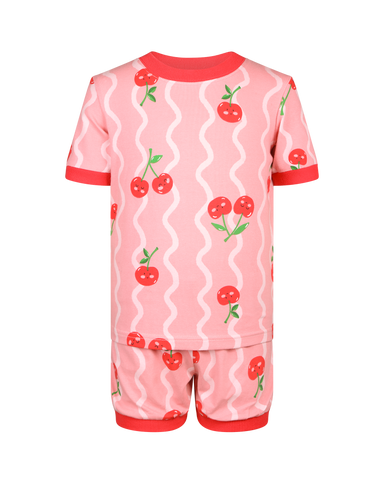 CHERRY SQUIGGLE FRIDA PJ SLEEP SET