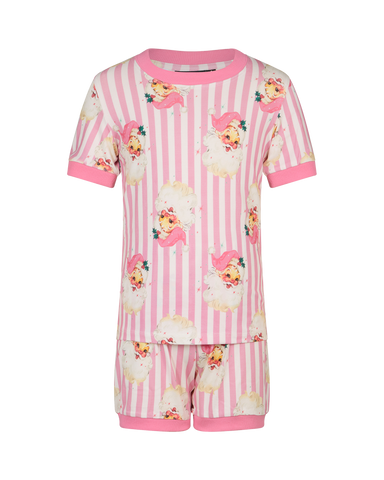 SANTA CANDY CANE STRIPE FRIDA PJ SLEEP SET