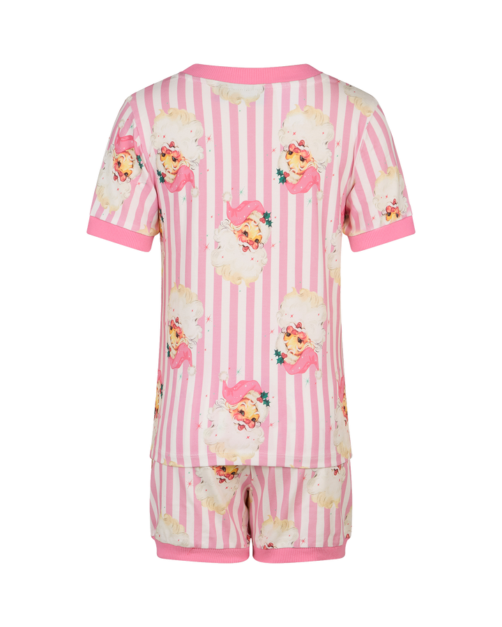 SANTA CANDY CANE STRIPE FRIDA PJ SLEEP SET