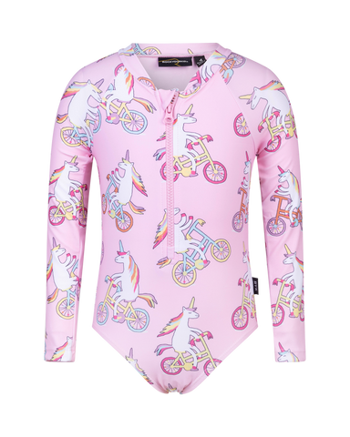 UNICORN BIKE LONG SLEEVE PEARL PADDLE SUIT