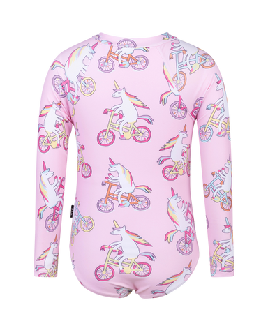 UNICORN BIKE LONG SLEEVE PEARL PADDLE SUIT