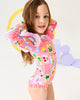 TROPICAL BEACH RESORT LONG SLEEVE PRETTY PADDLE SUIT