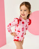 CHERRY ICE CREAM LONG SLEEVE PRETTY PADDLE SUIT