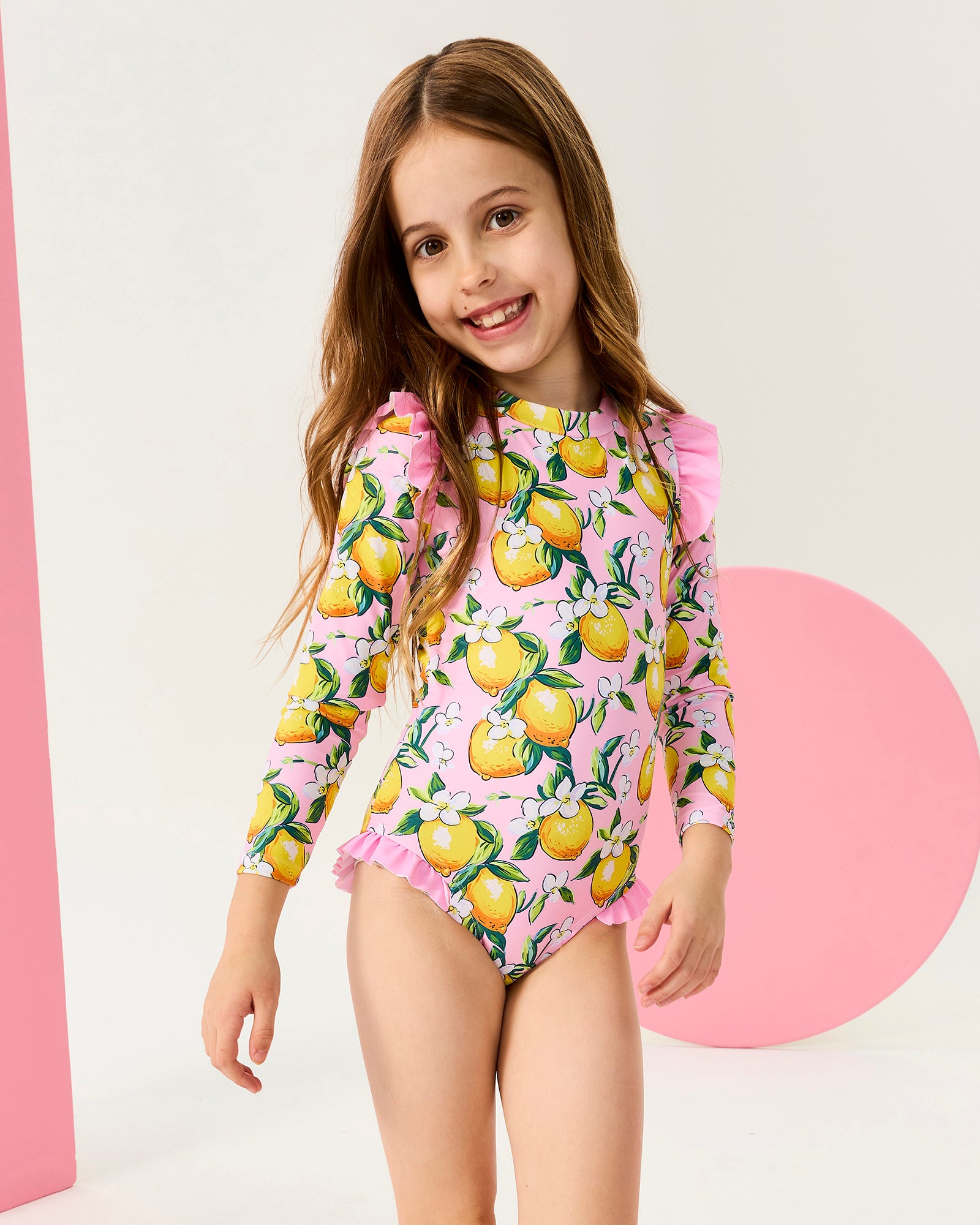 LEMON RESORT LONG SLEEVE PRETTY PADDLE SUIT