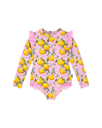 LEMON RESORT LONG SLEEVE PRETTY PADDLE SUIT