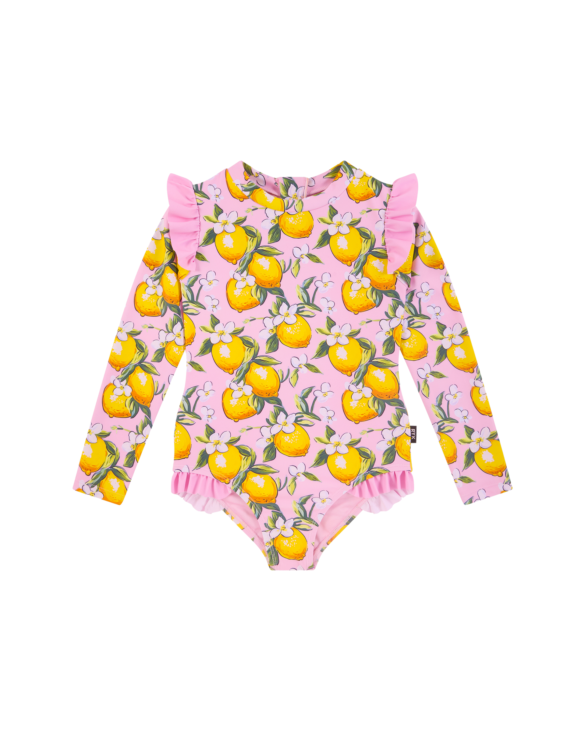 LEMON RESORT LONG SLEEVE PRETTY PADDLE SUIT