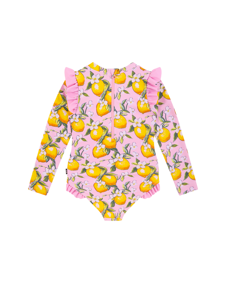 LEMON RESORT LONG SLEEVE PRETTY PADDLE SUIT