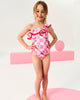 GINGHAM CHERRY SHELLY ONE PIECE SWIM SUIT