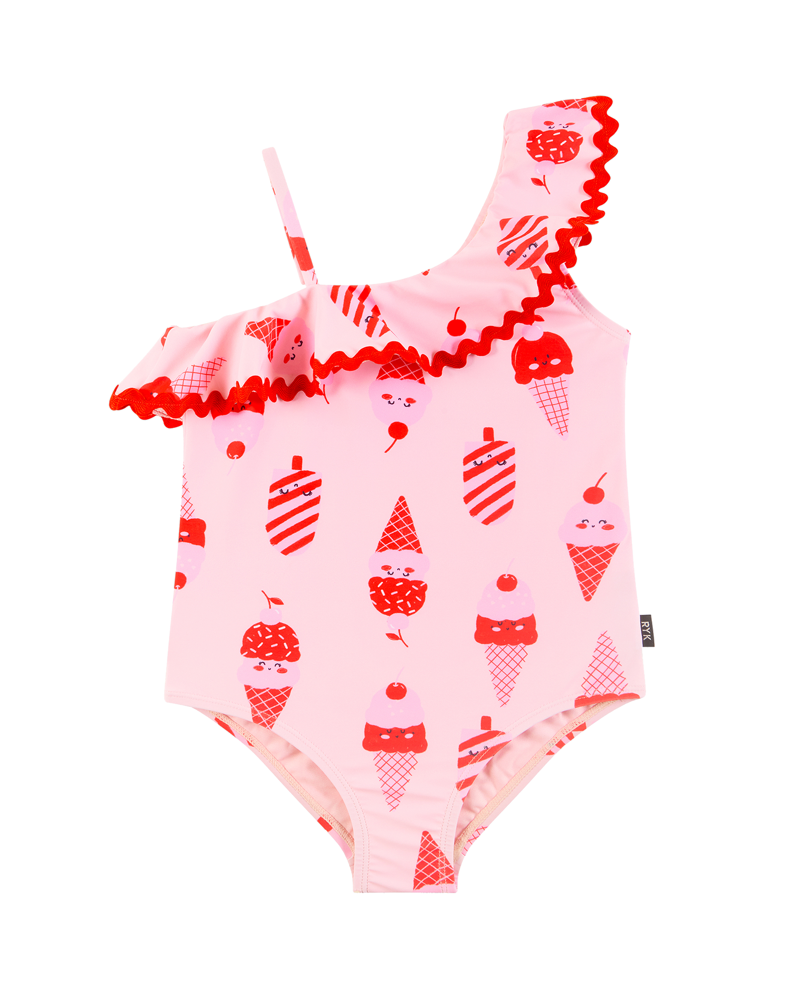 CHERRY ICE CREAM SHELLY ONE PIECE SWIM SUIT