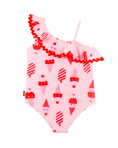 CHERRY ICE CREAM SHELLY ONE PIECE SWIM SUIT