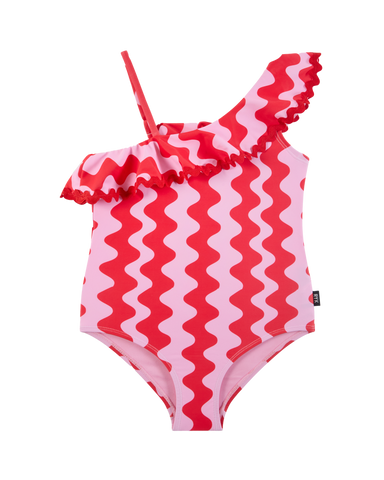 WAVY SHELLY ONE PIECE SWIM SUIT